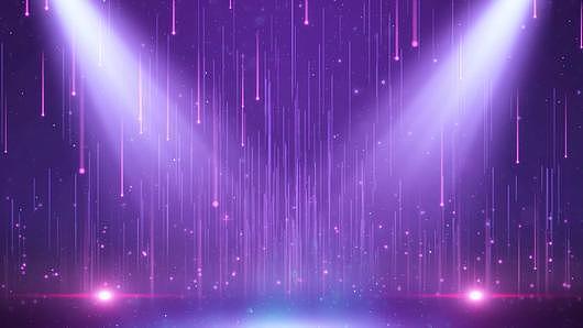 紫色动态梦幻粒子星光光效视频背景灯光闪烁舞台视频的预览图